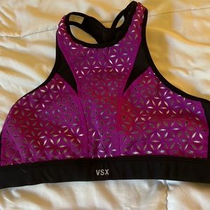 Victoria secret purple laced sports bra